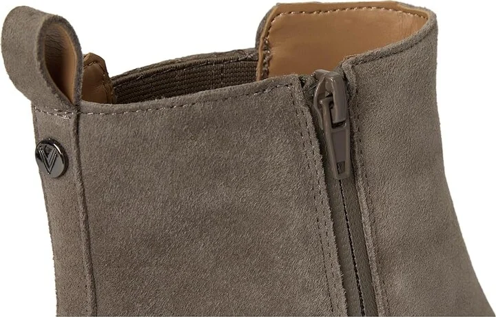 VIONIC Aria Booties Women's Boots Stone Grey Waxed Suede : 8.5 M, Leather - Image 7