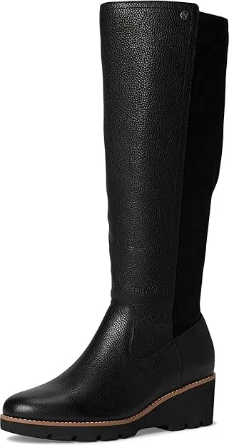 VIONIC Ashland High Shaft Boots Women's Boots Black Wide Calf Leather : 8 M - Image 5