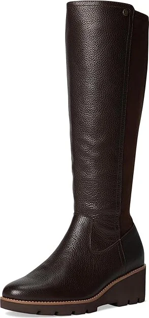 VIONIC Ashland High Shaft Boots Women's Boots Chocolate Wide Calf Leather : 9.5 W - Image 5