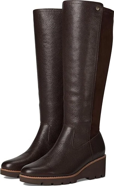 VIONIC Ashland High Shaft Boots Women's Boots Chol Ganache Leather : 8.5 M