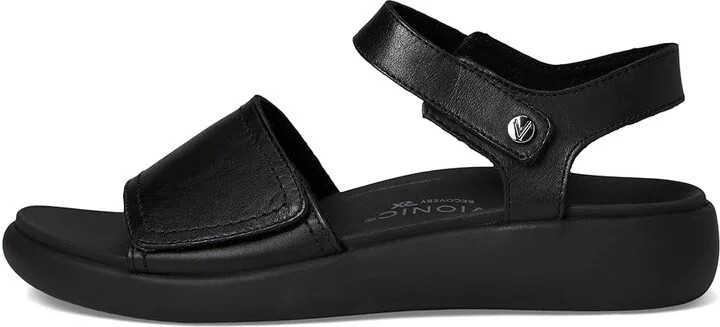 VIONIC Awaken Ankle Straps Women's Sandals Black Leather : 9.5 W - Image 6