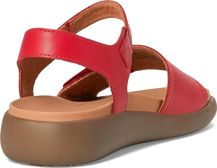 VIONIC Awaken Ankle Straps Women's Sandals Red Leather : 10 M - Image 4