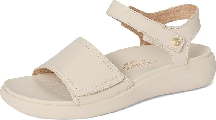 VIONIC Awaken Ankle Straps Women's Sandals White Leather : 10 W - Image 5