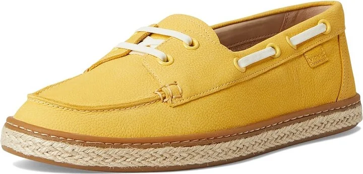 VIONIC Bay Women's Shoes Butter Yellow Nubuck : 9.5 M, Leather/Rubber - Image 5