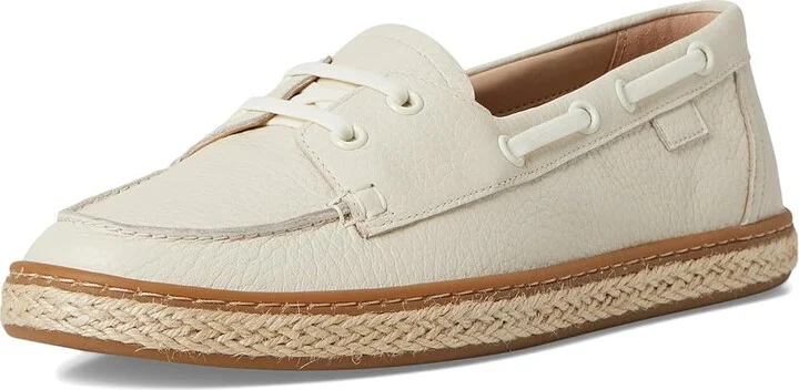 VIONIC Bay Women's Shoes Cream Leather : 8.5 M, Leather/Rubber - Image 5