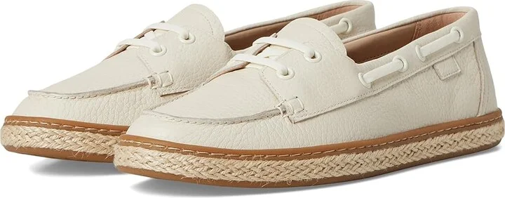 VIONIC Bay Women's Shoes Cream Leather : 8.5 M, Leather/Rubber