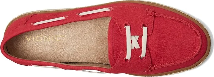 VIONIC Bay Women's Shoes Fruit Punch Nubuck : 5 M, Leather/Rubber - Image 2