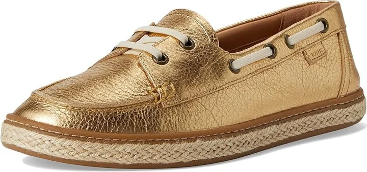 VIONIC Bay Women's Shoes Gold Yellow : 5 M, Leather/Rubber - Image 5