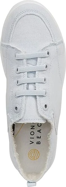 VIONIC Beach Pismo Sneakers Women's Shoes Acid Wash Denim : 7 W, Canvas - Image 2
