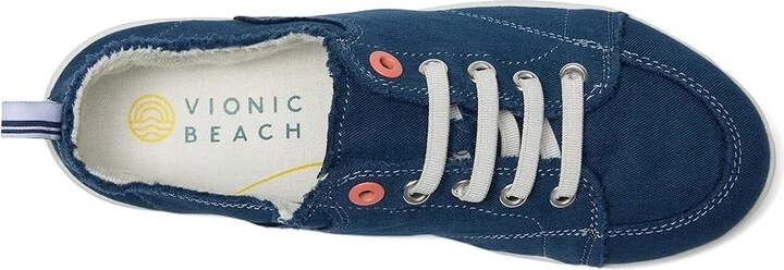 VIONIC Beach Pismo Women's Shoes Navy 1 : 9 M, Textile/Canvas - Image 2