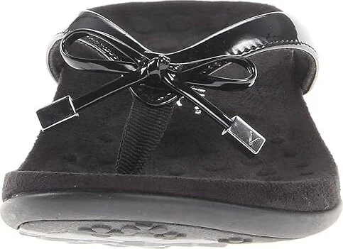 VIONIC Bella II Women's Sandals Black Patent : 6 W, Synthetic - Image 6