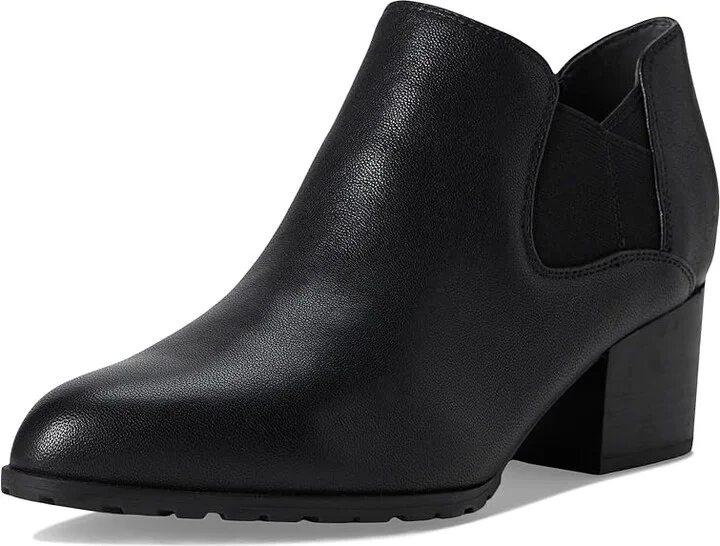 VIONIC Belmont Shooties Women's Boots Black Leather : 7.5 M - Image 5