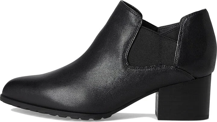 VIONIC Belmont Shooties Women's Boots Black Leather : 7.5 M - Image 6
