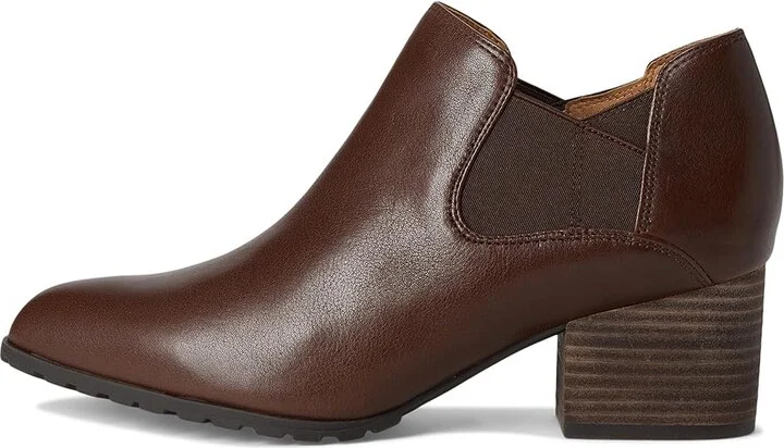 VIONIC Belmont Shooties Women's Boots Dark Brown Leather : 11 M - Image 6