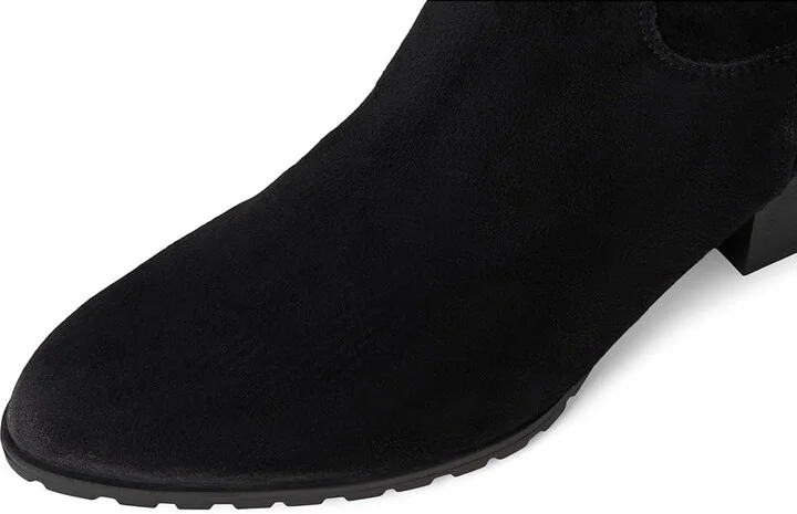 VIONIC Bishop Western Boots Women's Boots Black Waxy Suede : 12 M, Rubber/Suede - Image 2