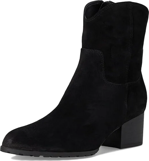 VIONIC Bishop Western Boots Women's Boots Black Waxy Suede : 12 M, Rubber/Suede - Image 5