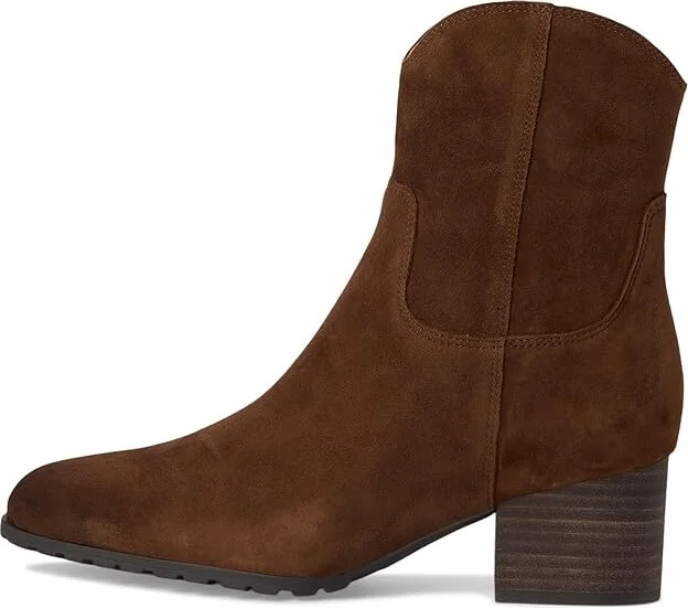 VIONIC Bishop Western Boots Women's Boots Dark Brown Waxy Suede : 9 M, Rubber/Suede - Image 6