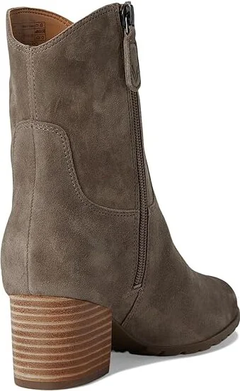 VIONIC Bishop Western Boots Women's Boots Stone Waxy Suede : 9 M, Rubber/Suede - Image 4
