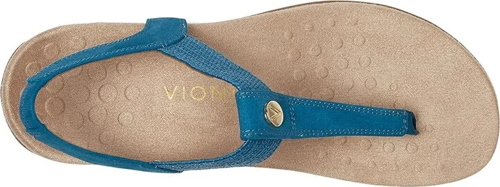 VIONIC Brea Women's Sandals Celestial Teal Nubuck : 5 W, Leather - Image 2