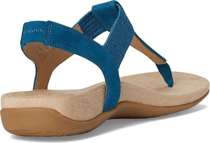 VIONIC Brea Women's Sandals Celestial Teal Nubuck : 5 W, Leather - Image 4