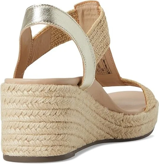 VIONIC Calera Ankle Straps Women's Sandals Gold Metallic Leather : 6 W - Image 4