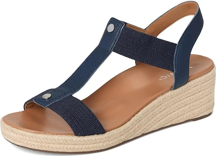 VIONIC Calera Women's Sandals Navy Leather : 12 W - Image 5
