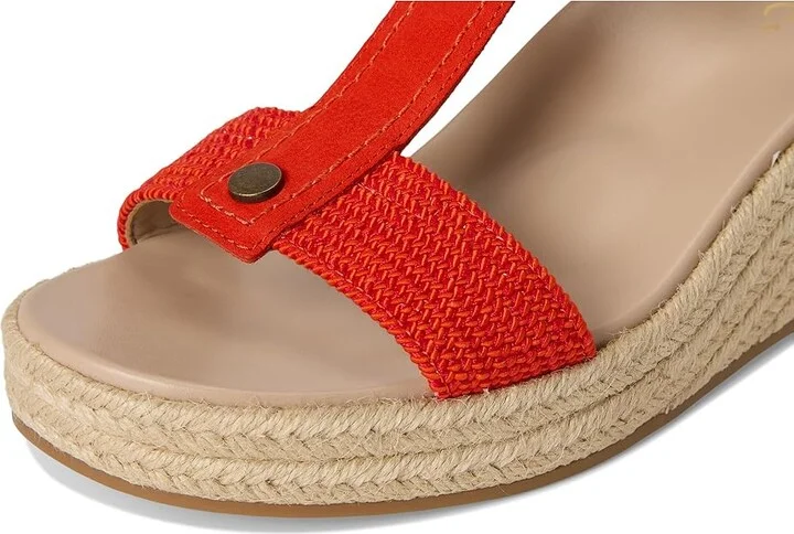 VIONIC Calera Women's Shoes Cherry Tomato Nubuck/Fabric : 7.5 W, Leather - Image 7