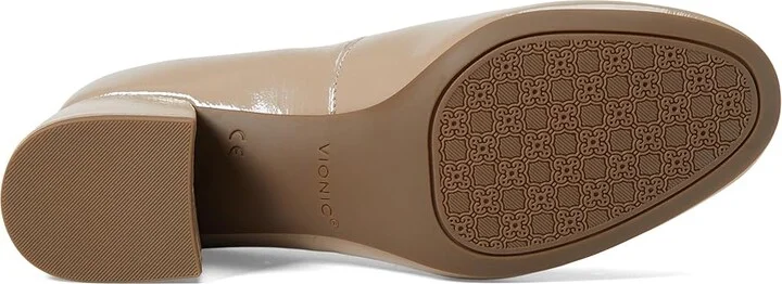 VIONIC Carmel Women's Shoes Taupe Crinkle Patent : 10 M, Leather/Rubber - Image 3