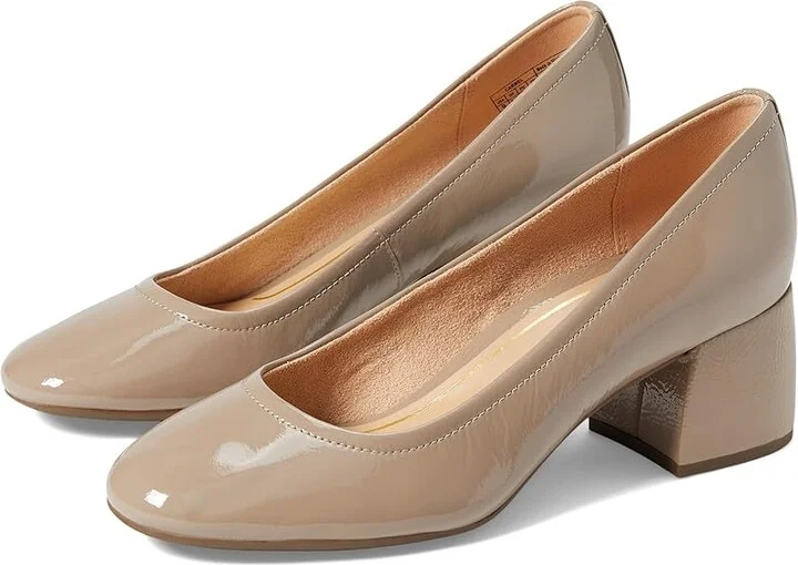 Taupe Crinkle Patent