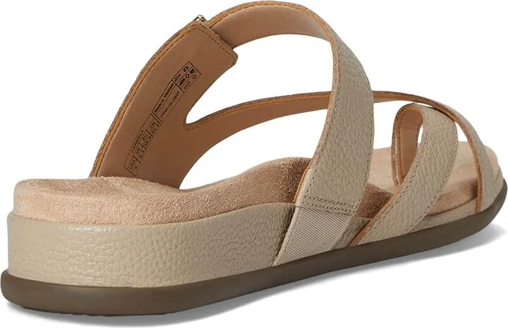 VIONIC Carmela Thongs Women's Sandals Oatmeal Beige Leather : 11 W, Leather/Rubber - Image 4