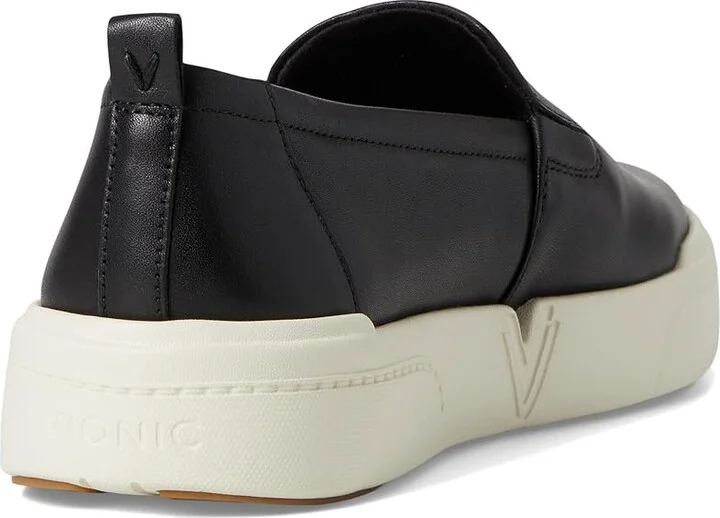 VIONIC Carson Slip On Shoes Women's Shoes Black Leather : 10 M, Leather/Rubber - Image 4