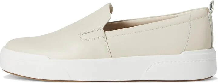 VIONIC Carson Slip On Shoes Women's Shoes Cream Leather : 8.5 M, Leather/Rubber - Image 6