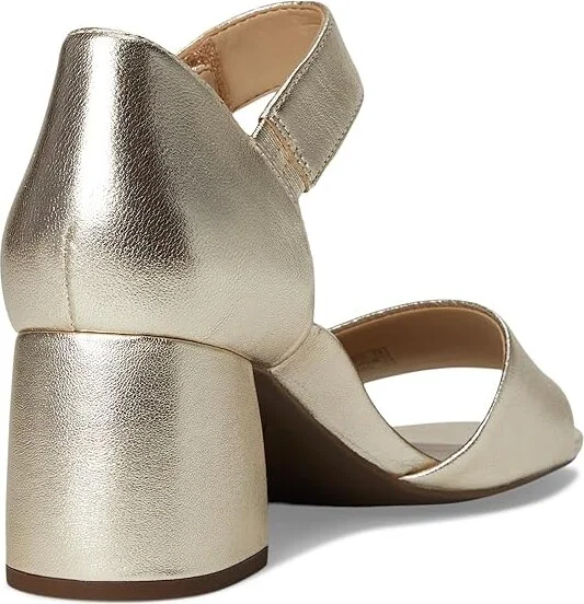 VIONIC Chardonnay Ankle Straps Women's Sandals Gold Metal Leather : 9 W - Image 4