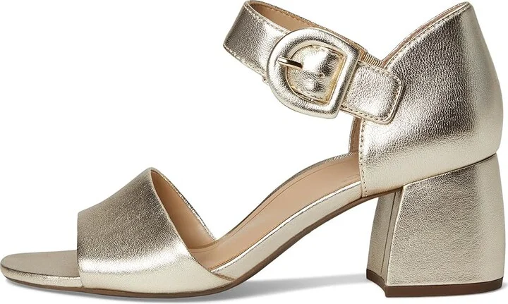 VIONIC Chardonnay Ankle Straps Women's Sandals Gold Metal Leather : 9 W - Image 6