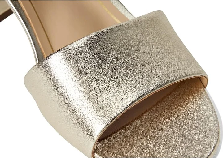 VIONIC Chardonnay Ankle Straps Women's Sandals Gold Metal Leather : 9 W - Image 7