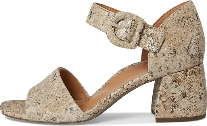 VIONIC Chardonnay Ankle Straps Women's Sandals Oatmeal Snake Leather : 5 W - Image 6
