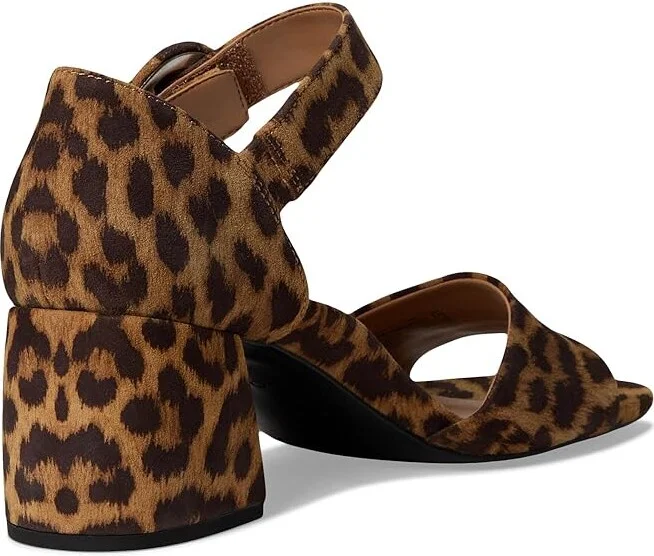 VIONIC Chardonnay Strappy Sandals Women's Wedge Shoes Leopard Suede : 7 M - Image 4