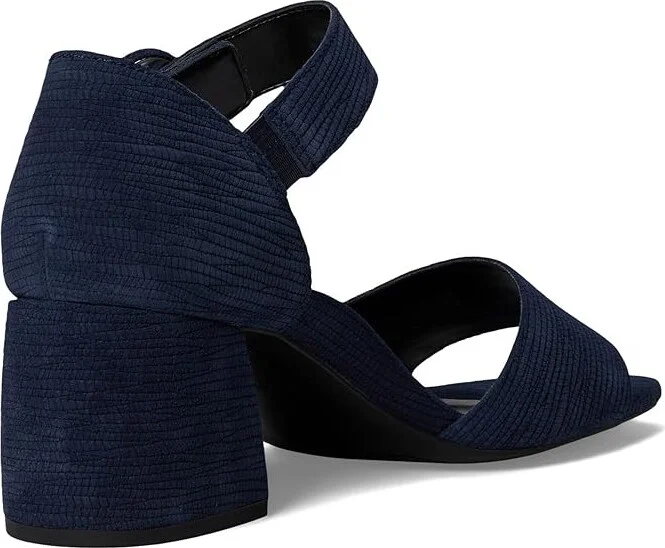 VIONIC Chardonnay Strappy Sandals Women's Wedge Shoes Navy Blazer Suede : 10 M, Leather - Image 4