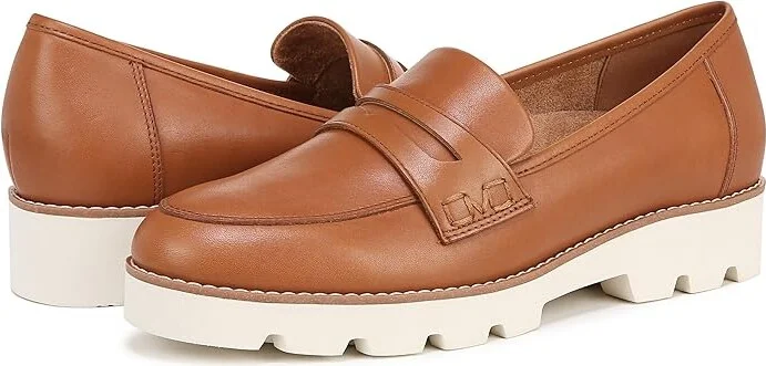 VIONIC Cheryl II Women's Shoes Tan Brown Leather : 8 M