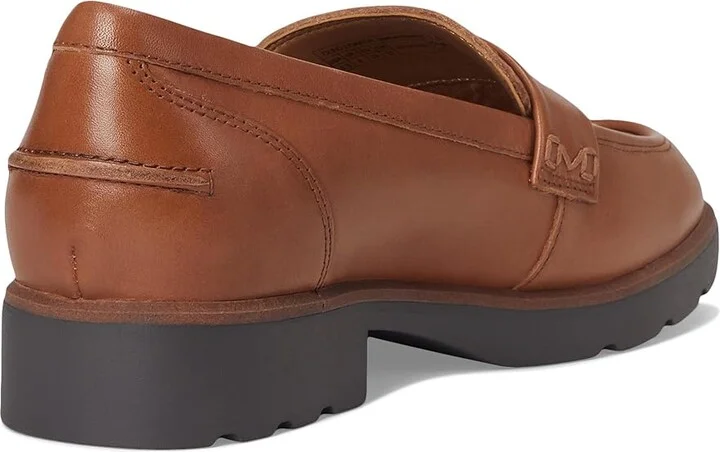 VIONIC Cleo Loafer Women's Flat Shoes Tan Vachetta Leather : 7.5 W - Image 4