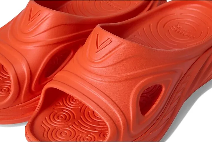 VIONIC Cove RX Slides Sandals Tngr Tango Synthetic : Men's 8.5 - Women's 10 Medium, Rubber - Image 7