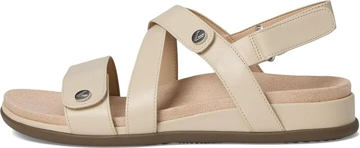 VIONIC Cypress Strappy Sandals Women's Sandals Parchment Beige Leather : 9 M - Image 6