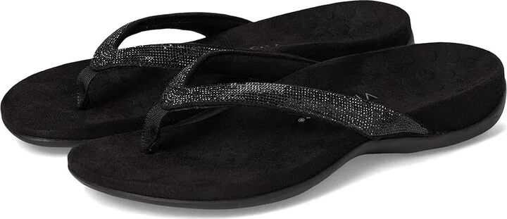 VIONIC Dillon Shine Women's Shoes Black Rhinestone : 9.5 W, Textile