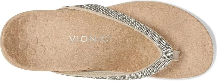 VIONIC Dillon Shine Women's Shoes Cream Rhinestone : 9.5 W, Textile - Image 2