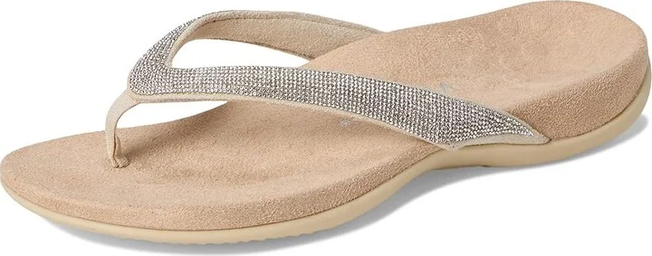 VIONIC Dillon Shine Women's Shoes Cream Rhinestone : 9.5 W, Textile - Image 5