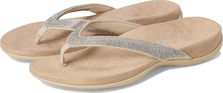 VIONIC Dillon Shine Women's Shoes Cream Rhinestone : 9.5 W, Textile