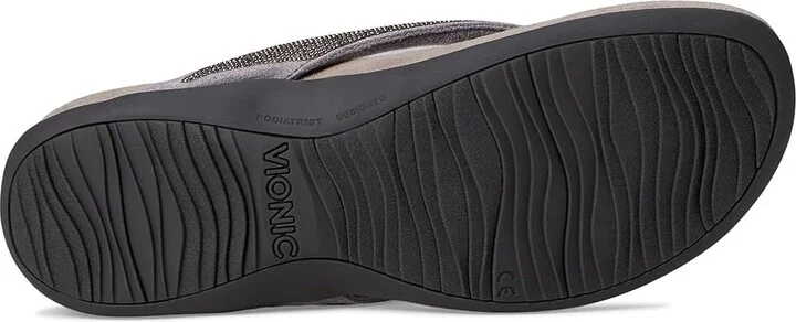 VIONIC Dillon Shine Women's Shoes Stormy Rhinestone : 9.5 W, Textile - Image 3