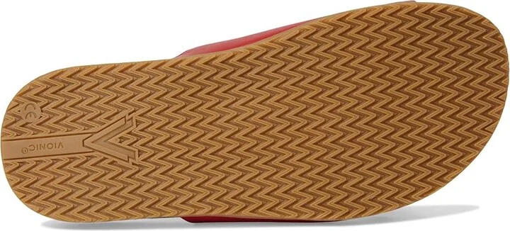 VIONIC Elara Slingback Sandals Women's Wedge Shoes Fruit Punch Leather : 7.5 W - Image 3