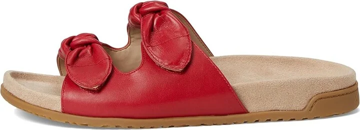 VIONIC Elara Slingback Sandals Women's Wedge Shoes Fruit Punch Leather : 7.5 W - Image 6