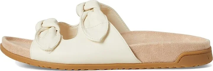 VIONIC Elara Slingback Sandals Women's Wedge Shoes Ivory Leather : 7.5 W - Image 6